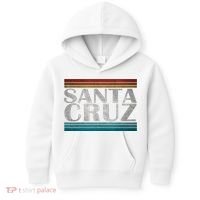 70s 80s Ca California Holiday Summer Santa Cruz Beach Sunset Gift Kids Hoodie thumb 0