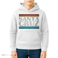 70s 80s Ca California Holiday Summer Santa Cruz Beach Sunset Gift Kids Hoodie thumb 4