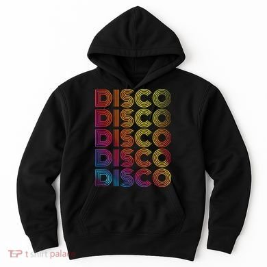 70s 80s Disco Dancing Party Vintage Old School Hoodie