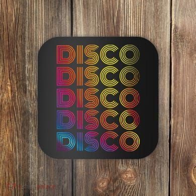 70s 80s Disco Dancing Party Vintage Old School Coaster
