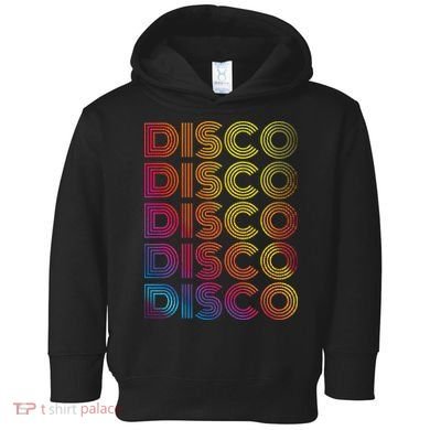 70s 80s Disco Dancing Party Vintage Old School Toddler Hoodie