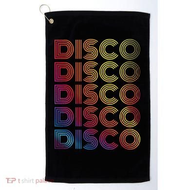 70s 80s Disco Dancing Party Vintage Old School Golf Towel