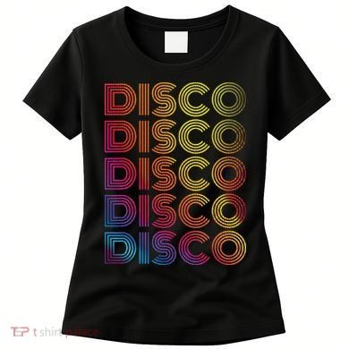 70s 80s Disco Dancing Party Vintage Old School Women's T-Shirt