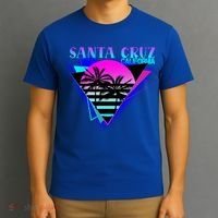 70er 80er In California City Santa Cruz Gift T-Shirt thumb 3