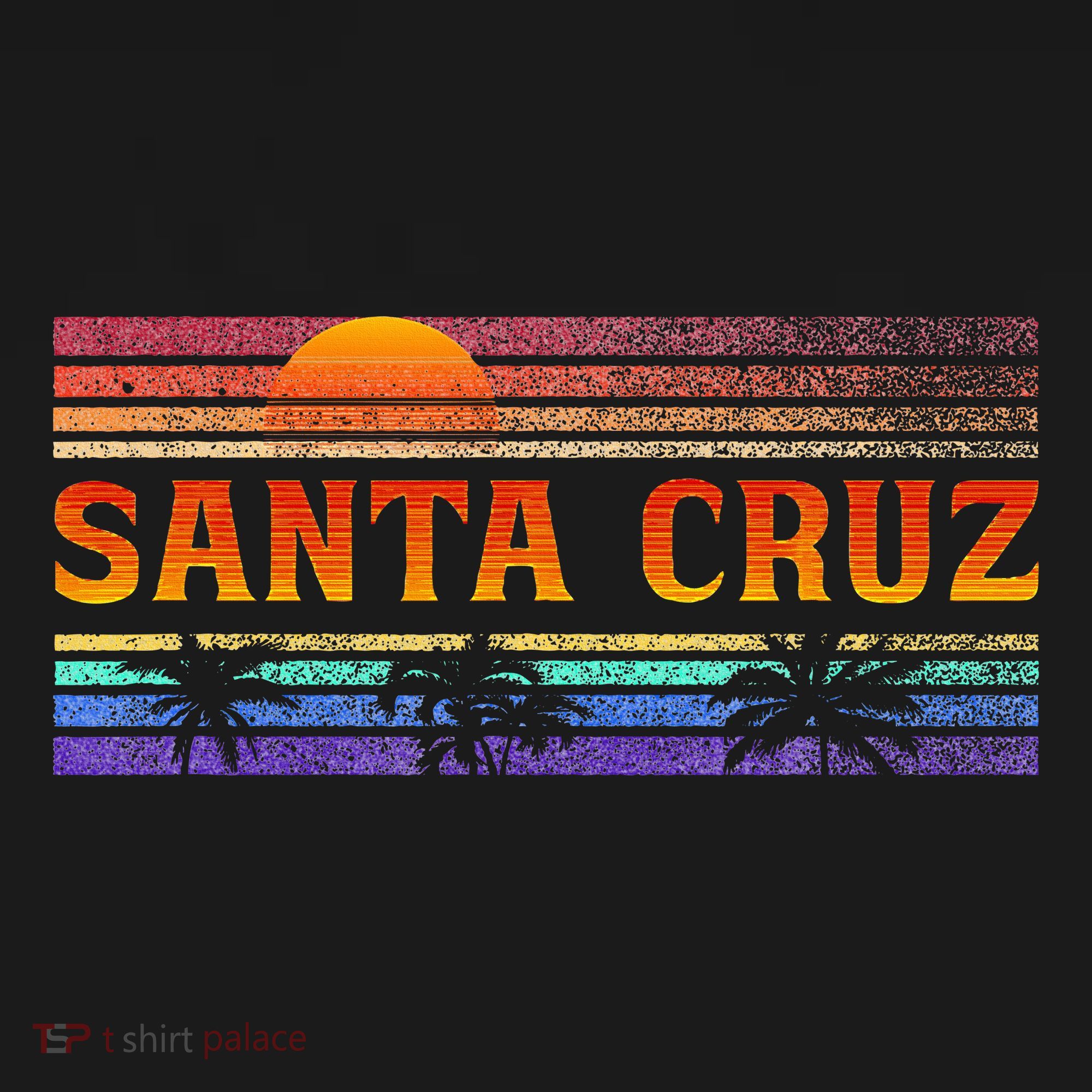 70s 80s In California City Santa Cruz Women's Hoodie