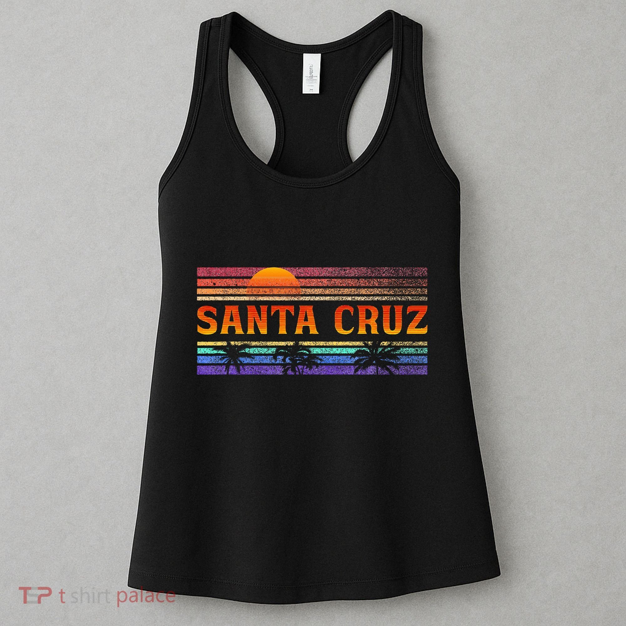 70s 80s In California City Santa Cruz Women's Tank Top