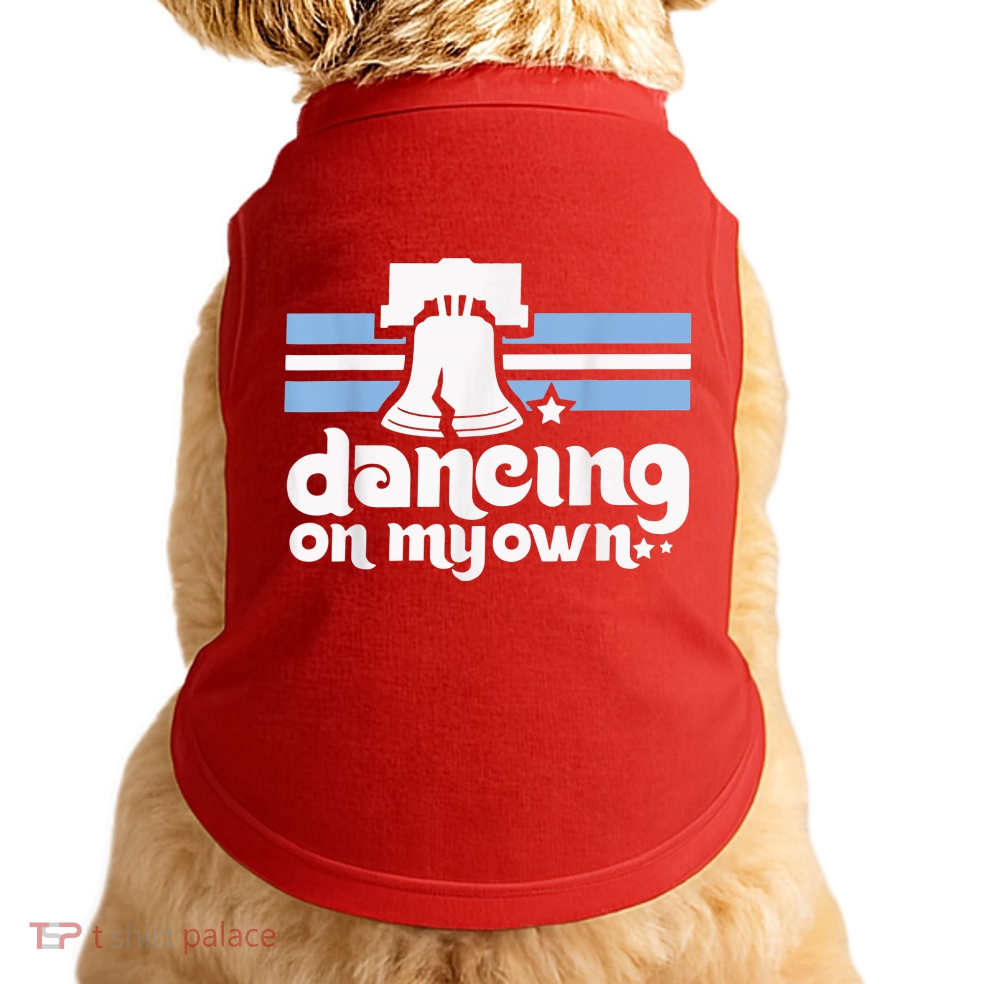 70s 80s Philly Dancing On My Own Philadelphia Baseball Doggie Tank