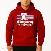 70s 80s Philly Dancing On My Own Philadelphia Baseball Hoodie thumb 2