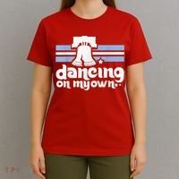 70s 80s Philly Dancing On My Own Philadelphia Baseball T-Shirt thumb 4