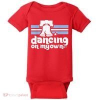 70s 80s Philly Dancing On My Own Philadelphia Baseball Baby Bodysuit thumb 0