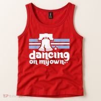 70s 80s Philly Dancing On My Own Philadelphia Baseball Tank Top thumb 2