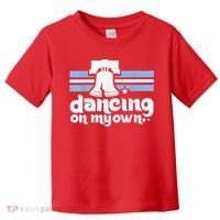 70s 80s Philly Dancing On My Own Philadelphia Baseball Toddler T-Shirt thumb 0