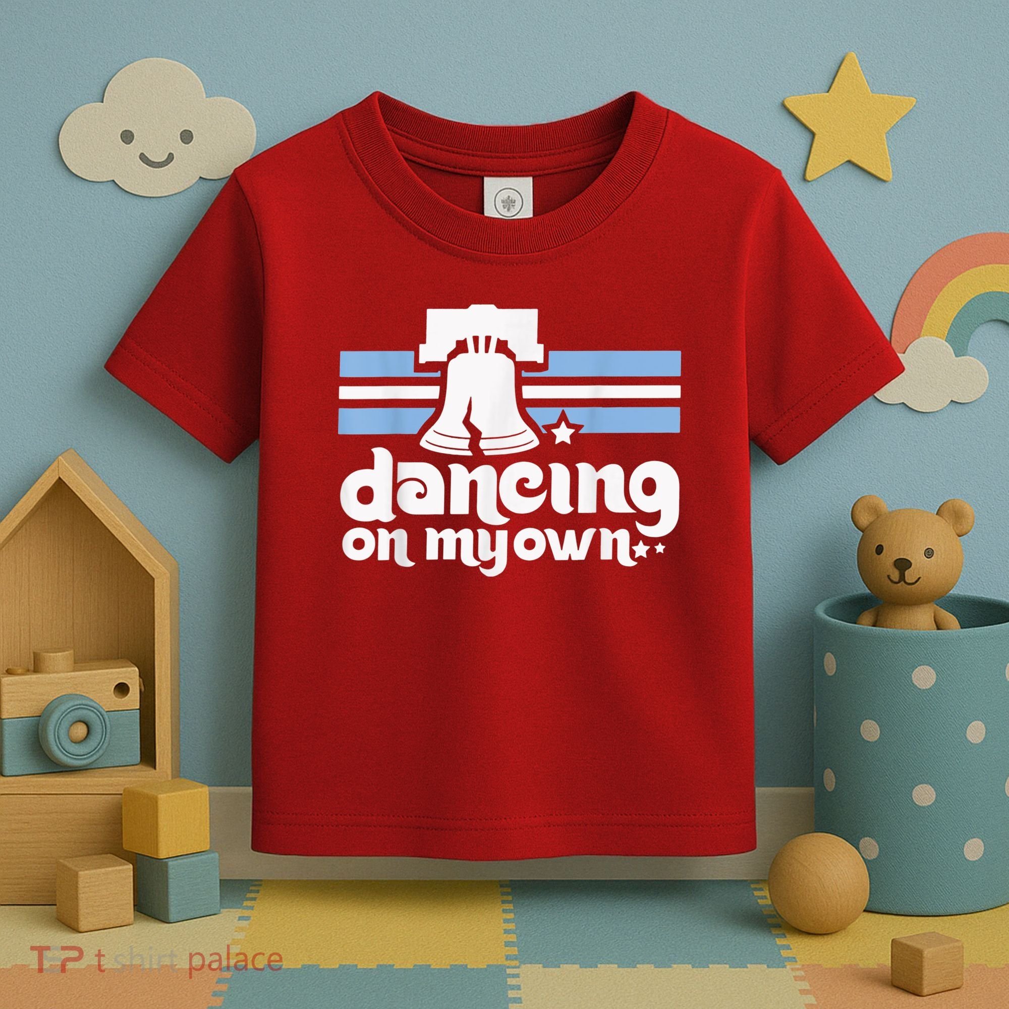 70s 80s Philly Dancing On My Own Philadelphia Baseball Toddler T-Shirt