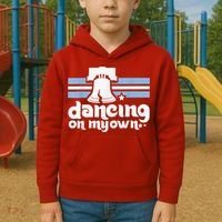 70s 80s Philly Dancing On My Own Philadelphia Baseball Kids Hoodie thumb 2