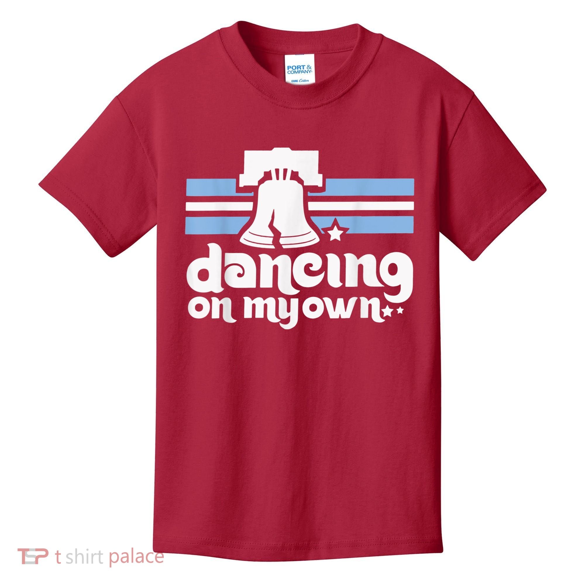 70s 80s Philly Dancing On My Own Philadelphia Baseball Kids T-Shirt