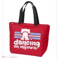 70s 80s Philly Dancing On My Own Philadelphia Baseball Tote Bag thumb 3