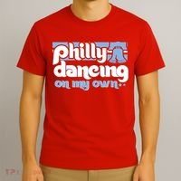 70s 80s Philly Dancing On My Own Philadelphia Baseball T-Shirt thumb 3