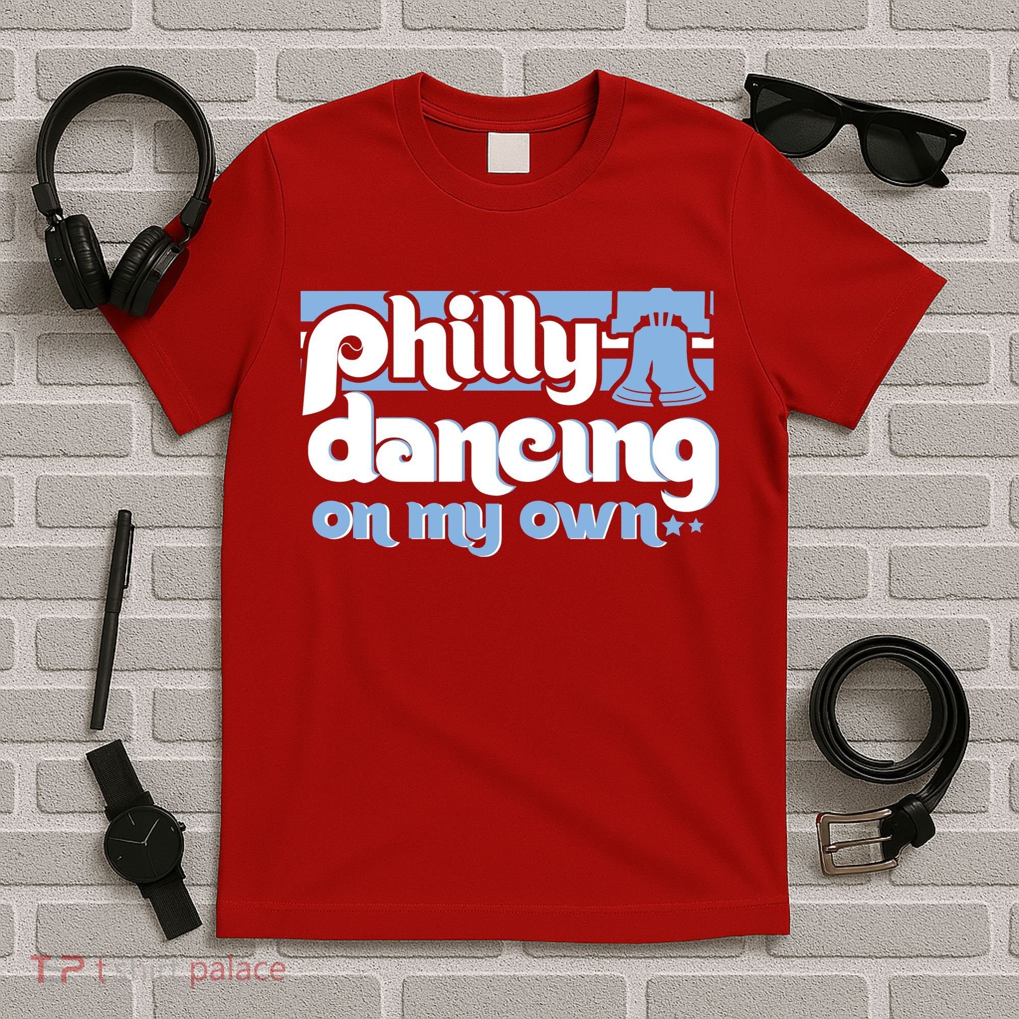 70s 80s Philly Dancing On My Own Philadelphia Baseball T-Shirt