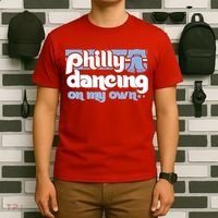 70s 80s Philly Dancing On My Own Philadelphia Baseball T-Shirt thumb 6