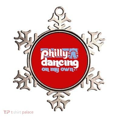 70s 80s Philly Dancing On My Own Philadelphia Baseball Ornament