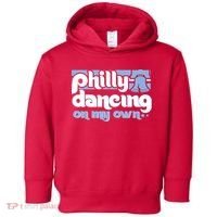 70s 80s Philly Dancing On My Own Philadelphia Baseball Toddler Hoodie thumb 0