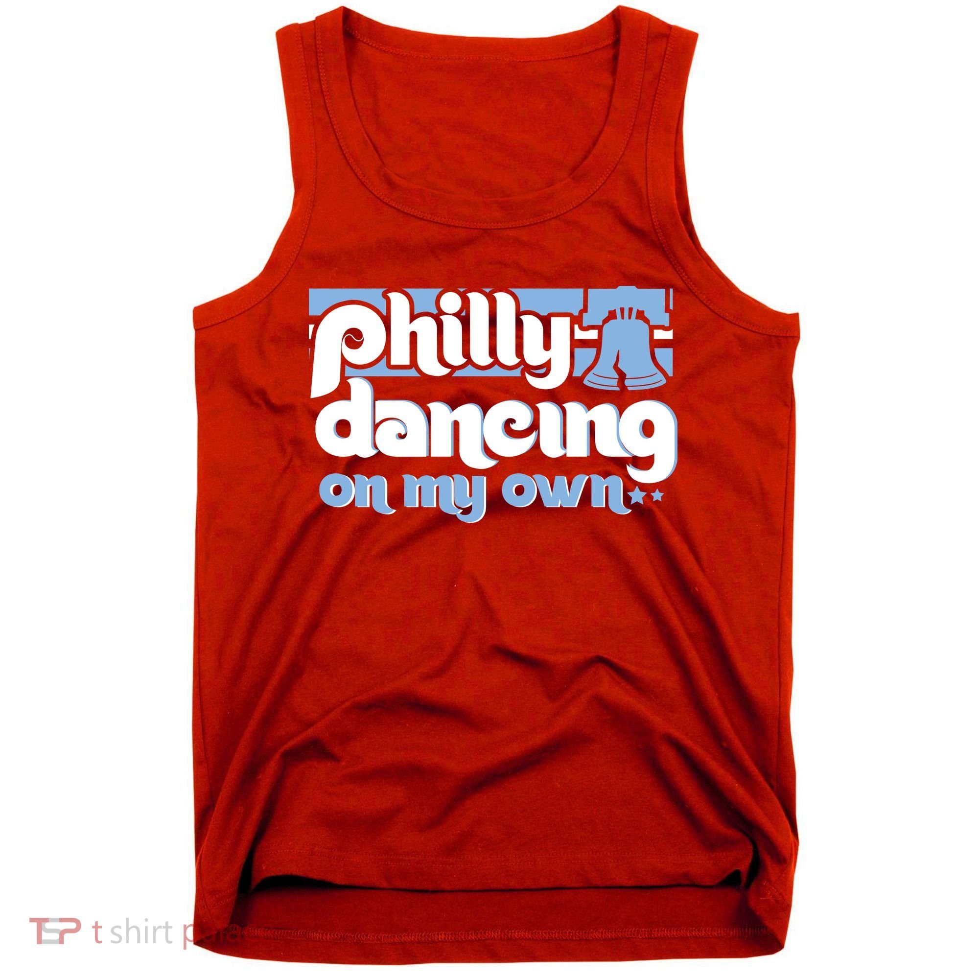 70s 80s Philly Dancing On My Own Philadelphia Baseball Tank Top