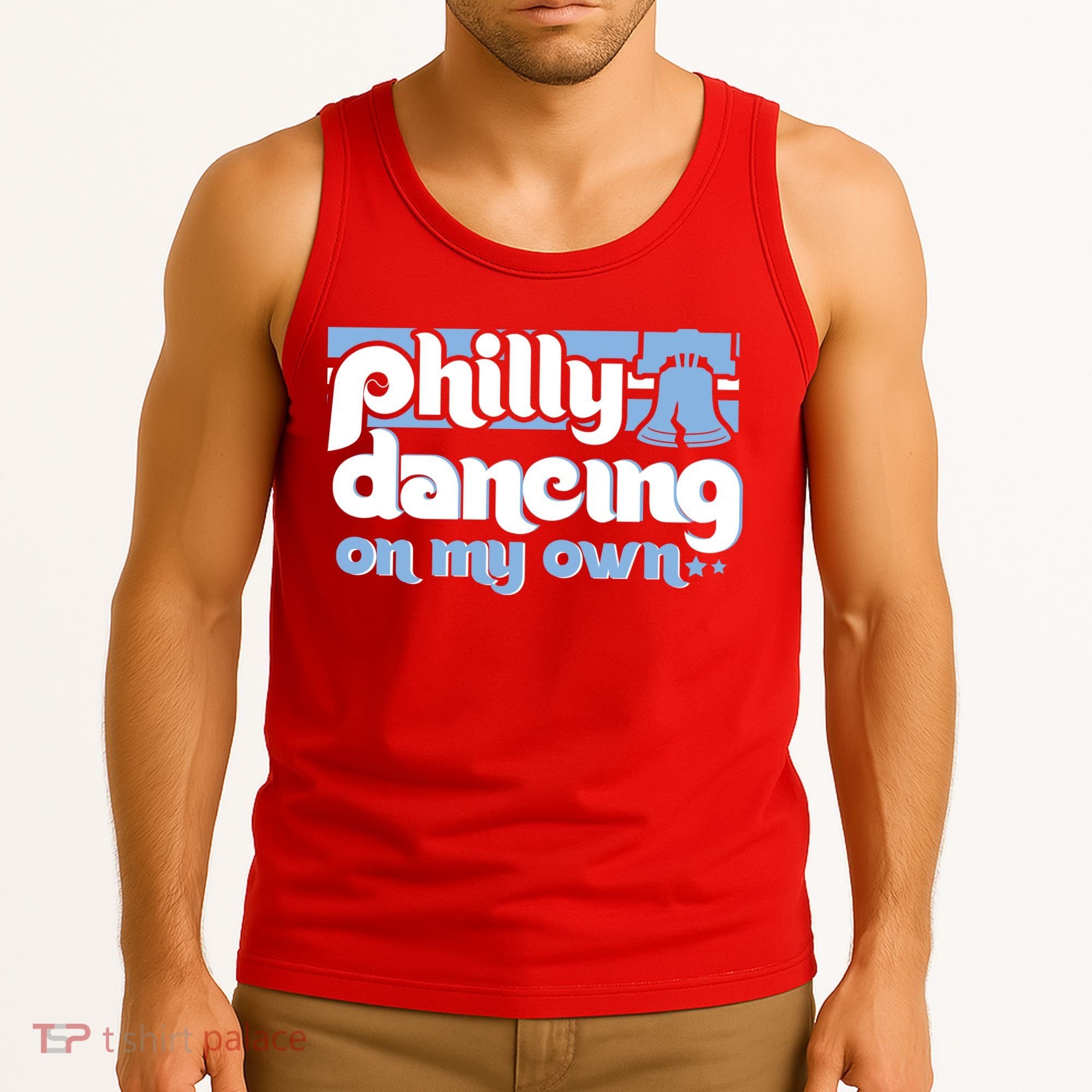 70s 80s Philly Dancing On My Own Philadelphia Baseball Tank Top