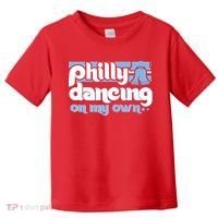 70s 80s Philly Dancing On My Own Philadelphia Baseball Toddler T-Shirt thumb 0