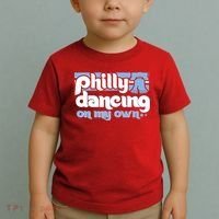 70s 80s Philly Dancing On My Own Philadelphia Baseball Toddler T-Shirt thumb 2