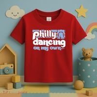 70s 80s Philly Dancing On My Own Philadelphia Baseball Toddler T-Shirt thumb 3