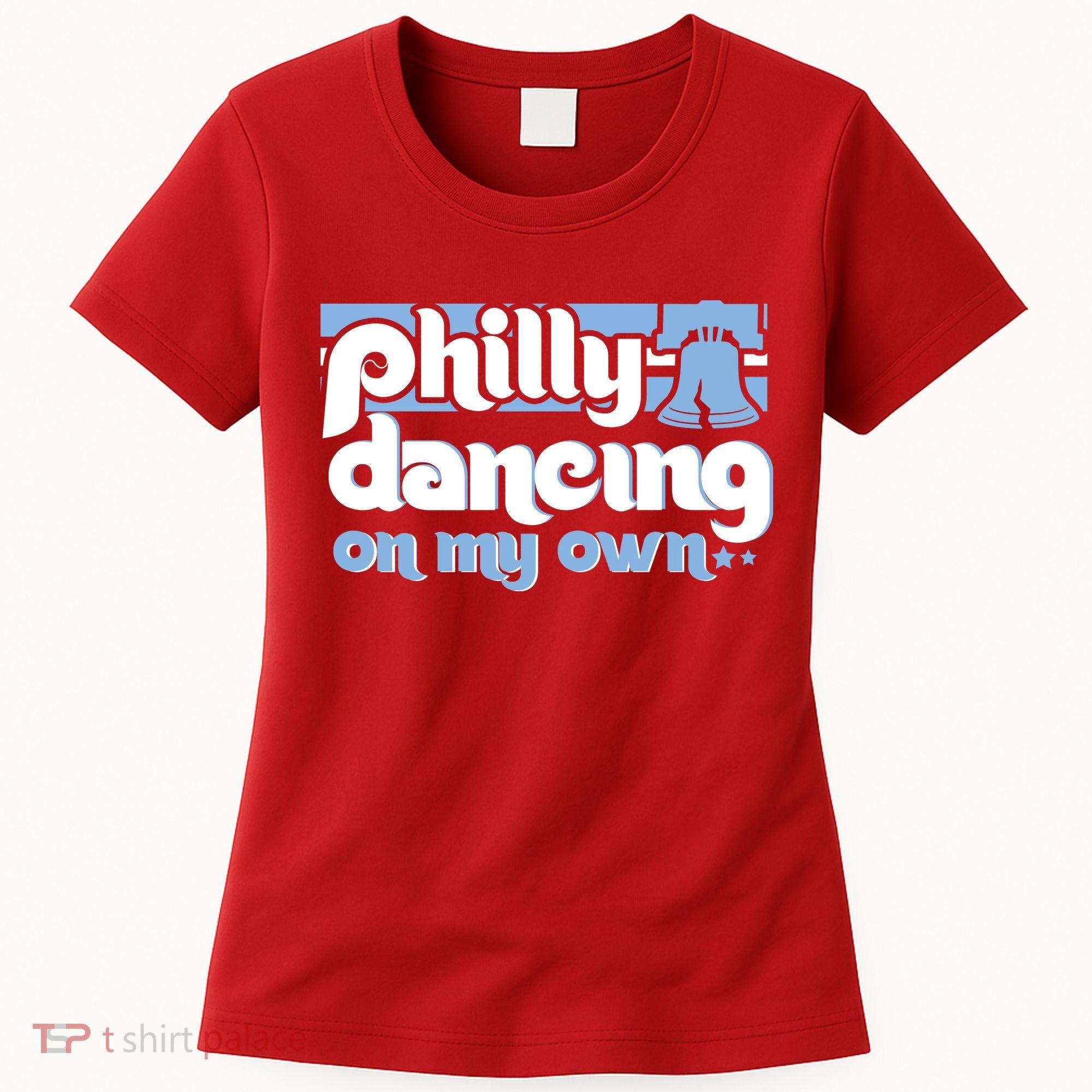70s 80s Philly Dancing On My Own Philadelphia Baseball Women's T-Shirt