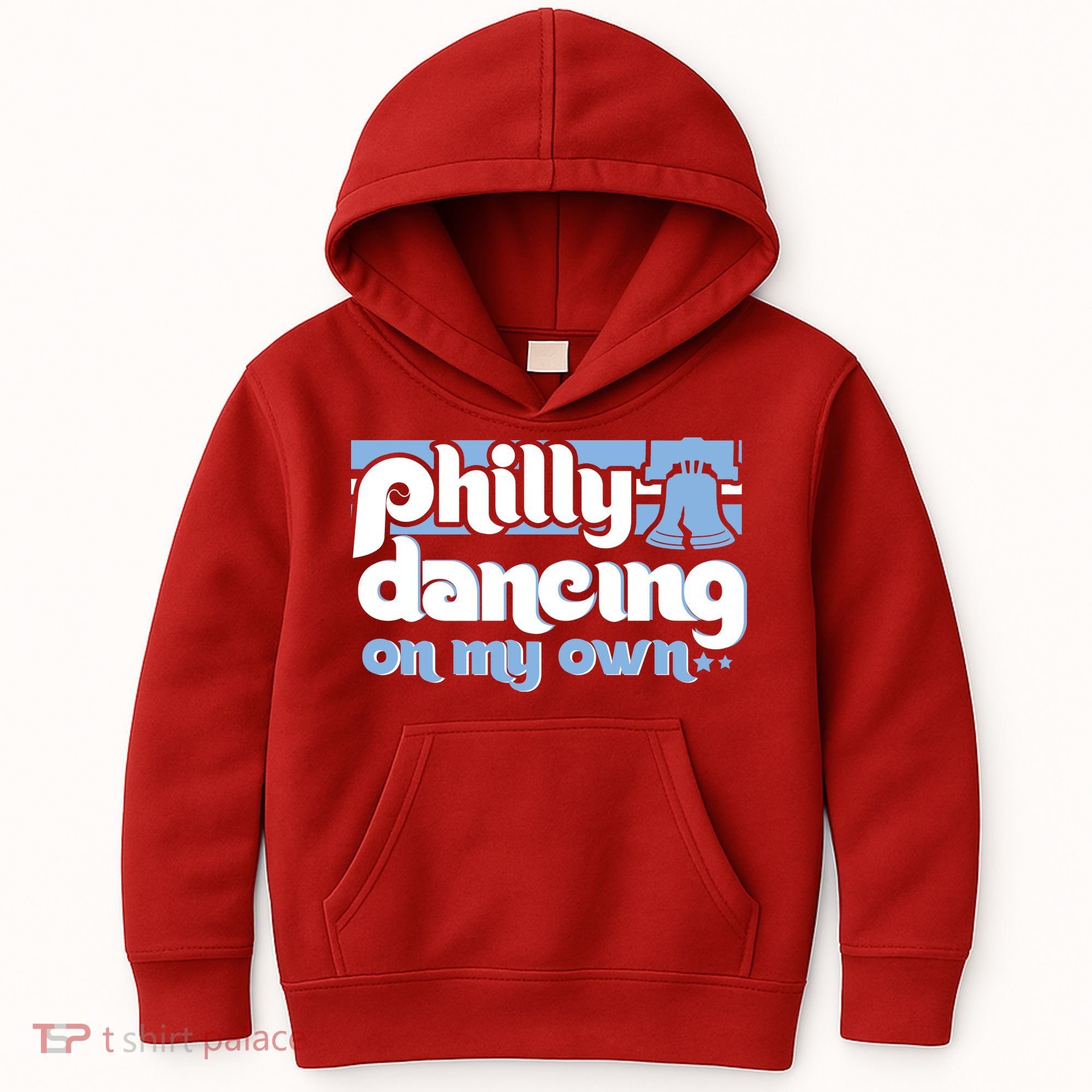 70s 80s Philly Dancing On My Own Philadelphia Baseball Kids Hoodie