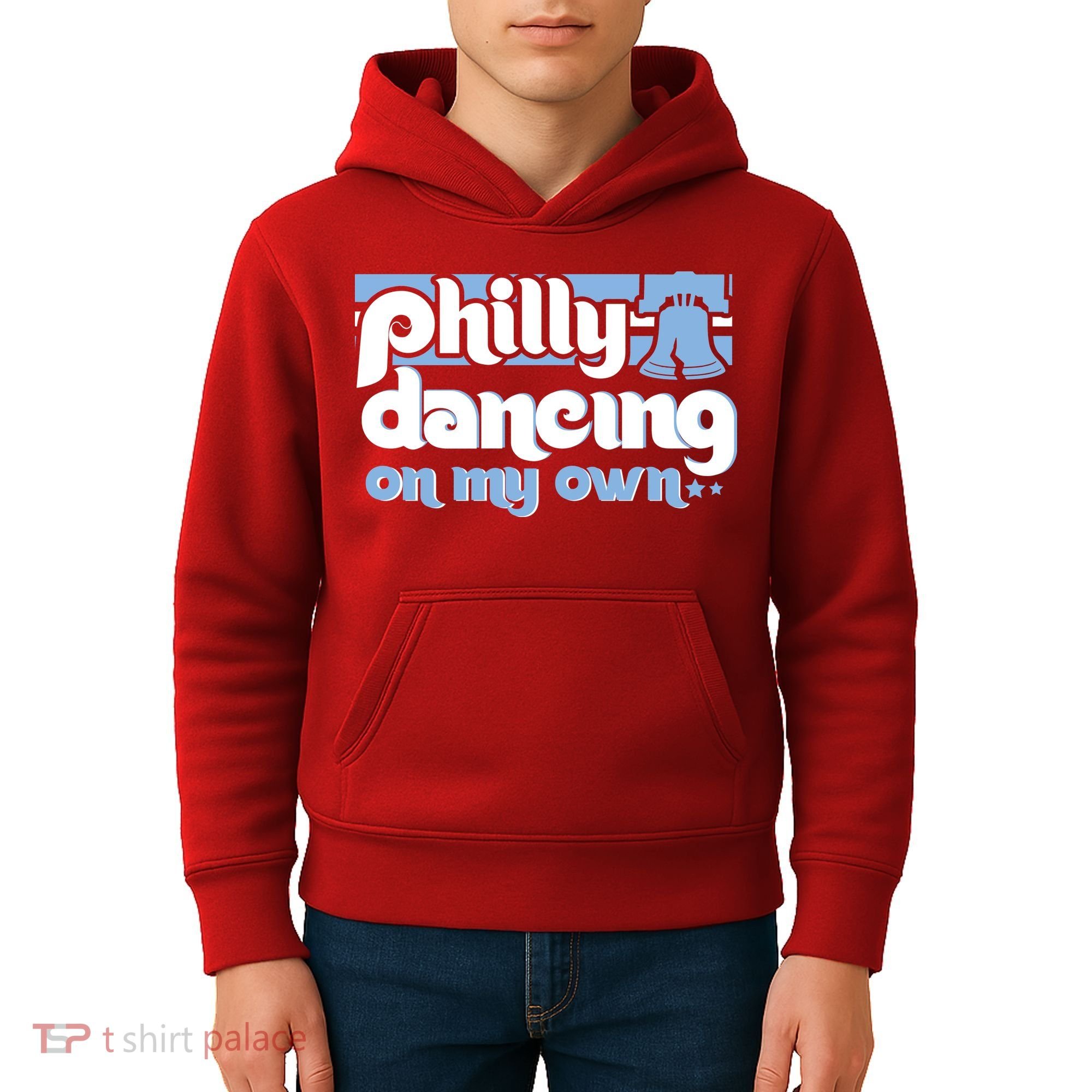 70s 80s Philly Dancing On My Own Philadelphia Baseball Kids Hoodie