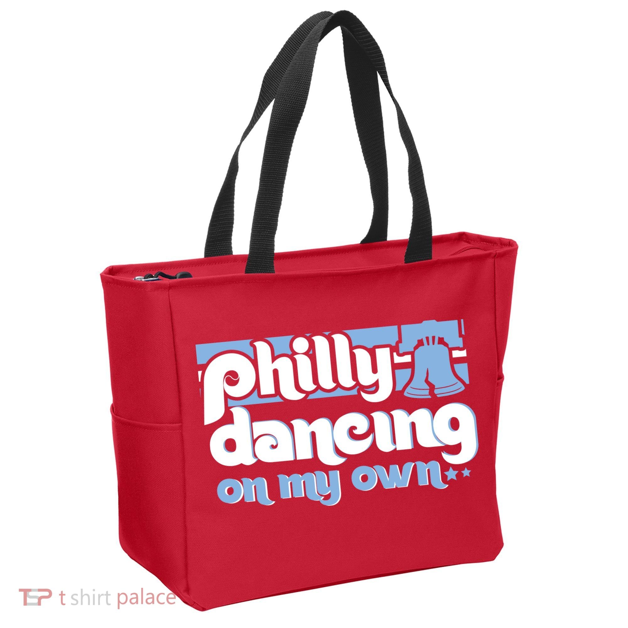 70s 80s Philly Dancing On My Own Philadelphia Baseball Tote Bag