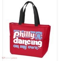 70s 80s Philly Dancing On My Own Philadelphia Baseball Tote Bag thumb 3