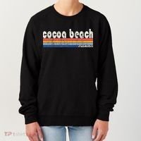70s 80s Style Cocoa Beach Fl Women's Sweatshirt thumb 0