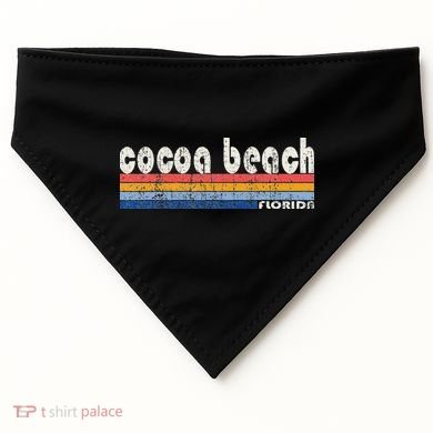 70s 80s Style Cocoa Beach Fl USA-Made Doggie Bandana