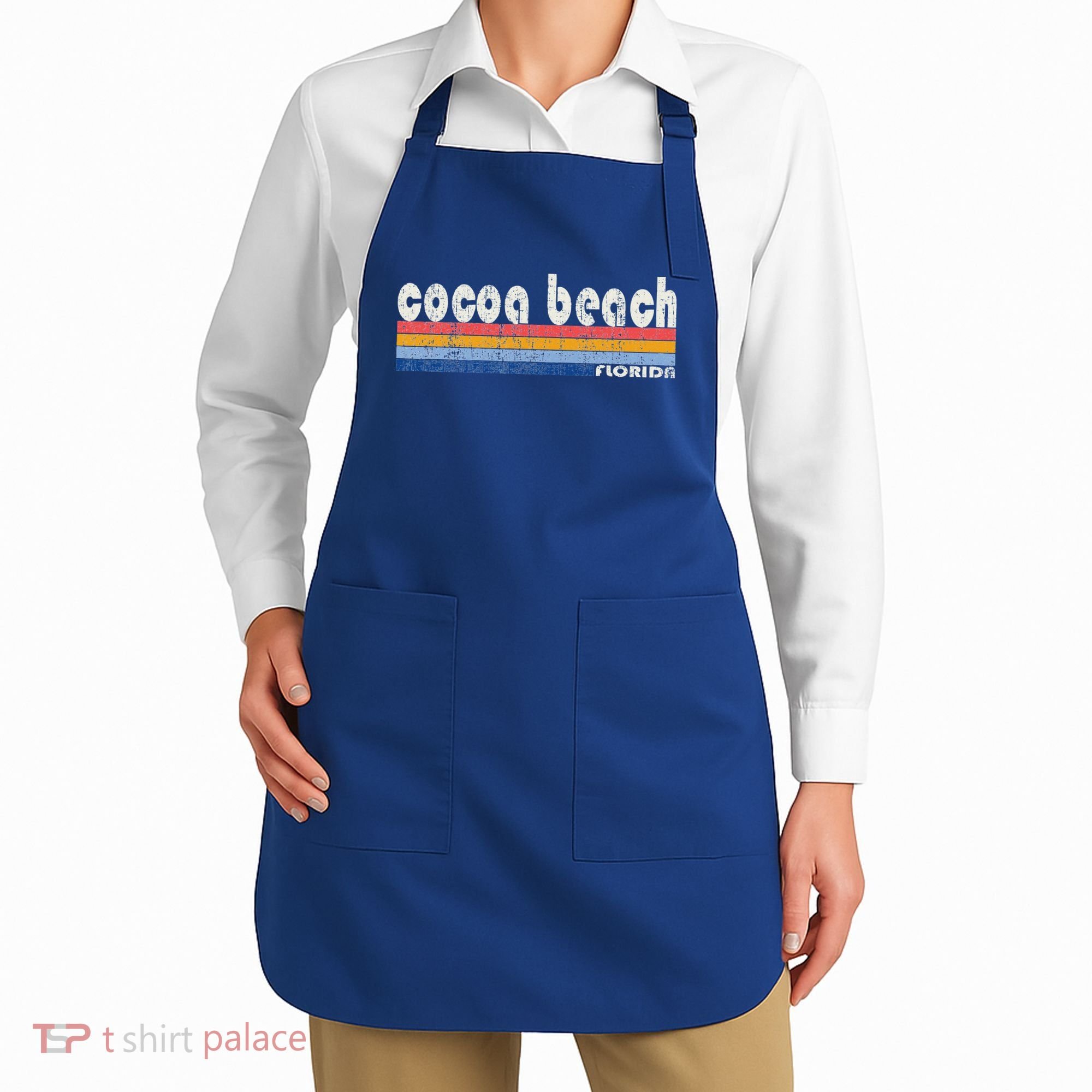 70s 80s Style Cocoa Beach Fl Apron