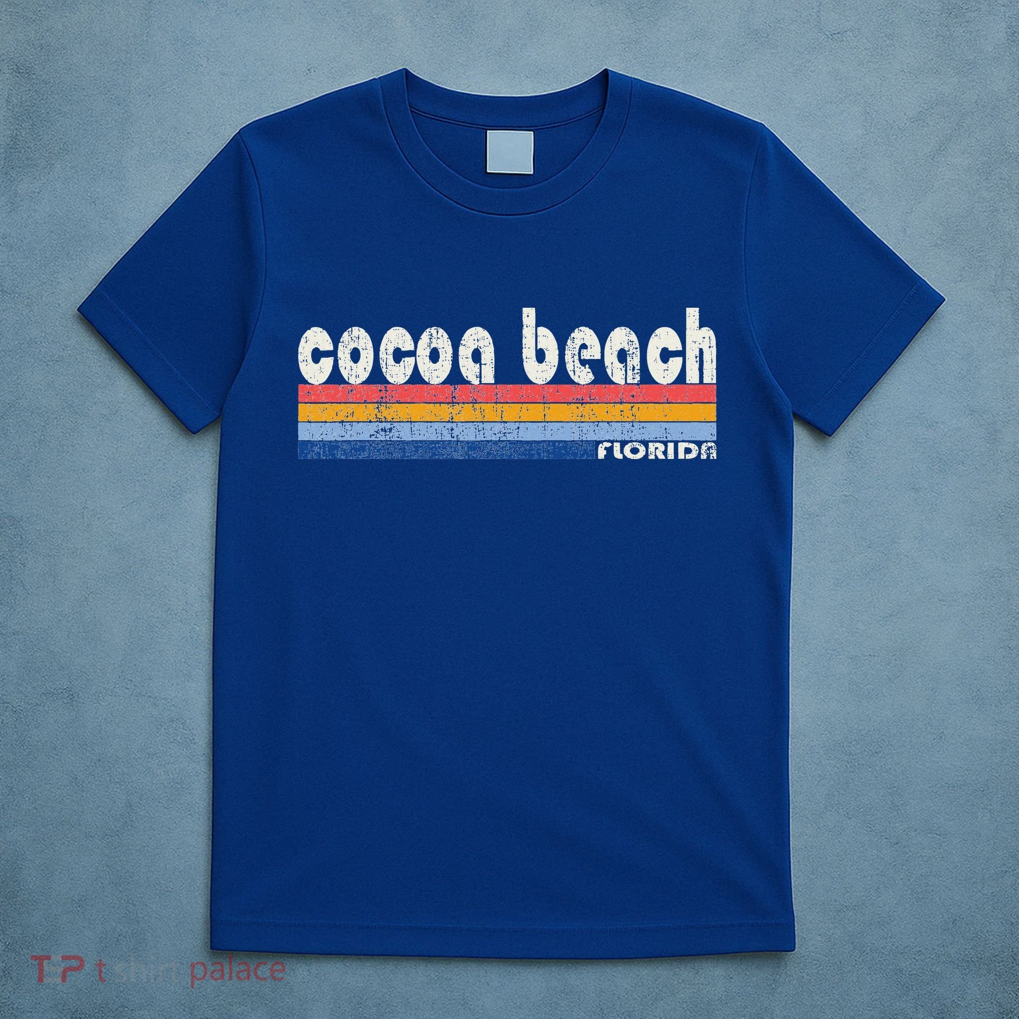 70s 80s Style Cocoa Beach Fl T-Shirt
