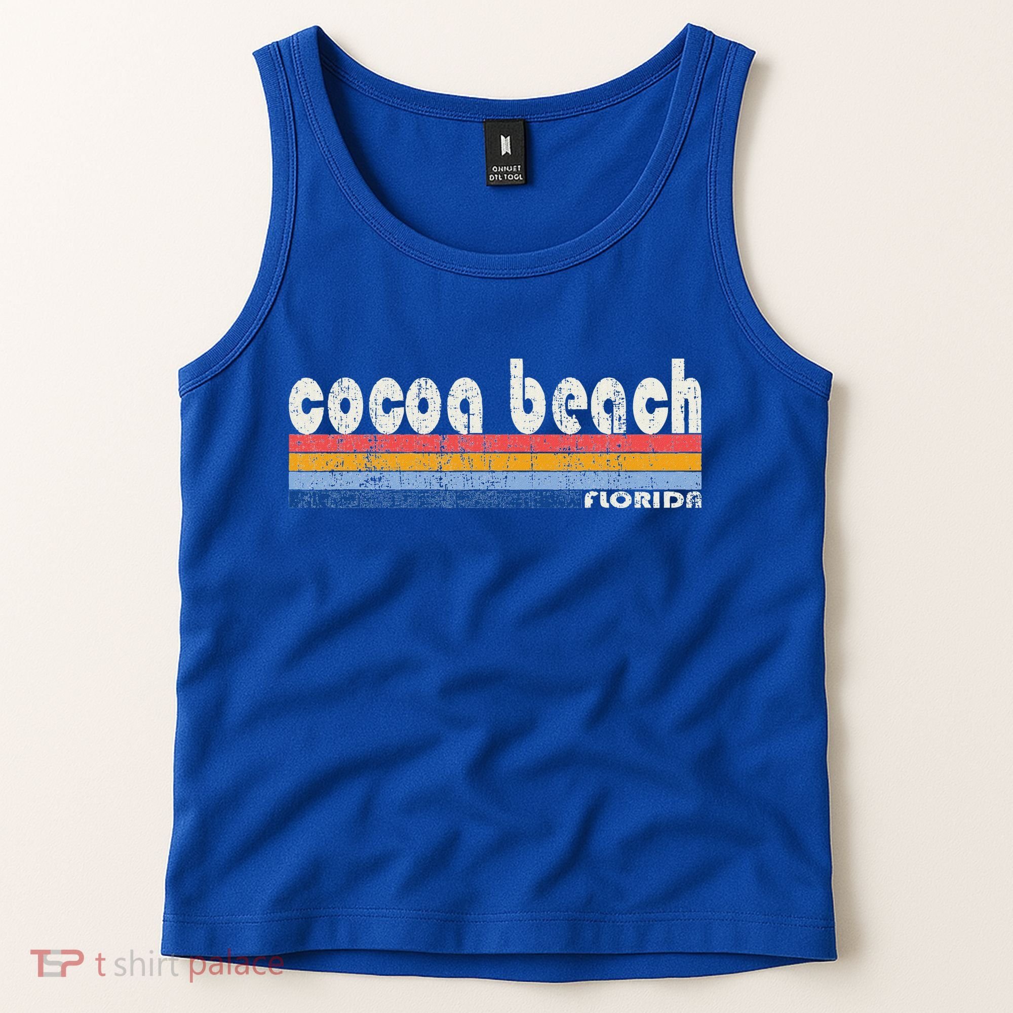 70s 80s Style Cocoa Beach Fl Tank Top