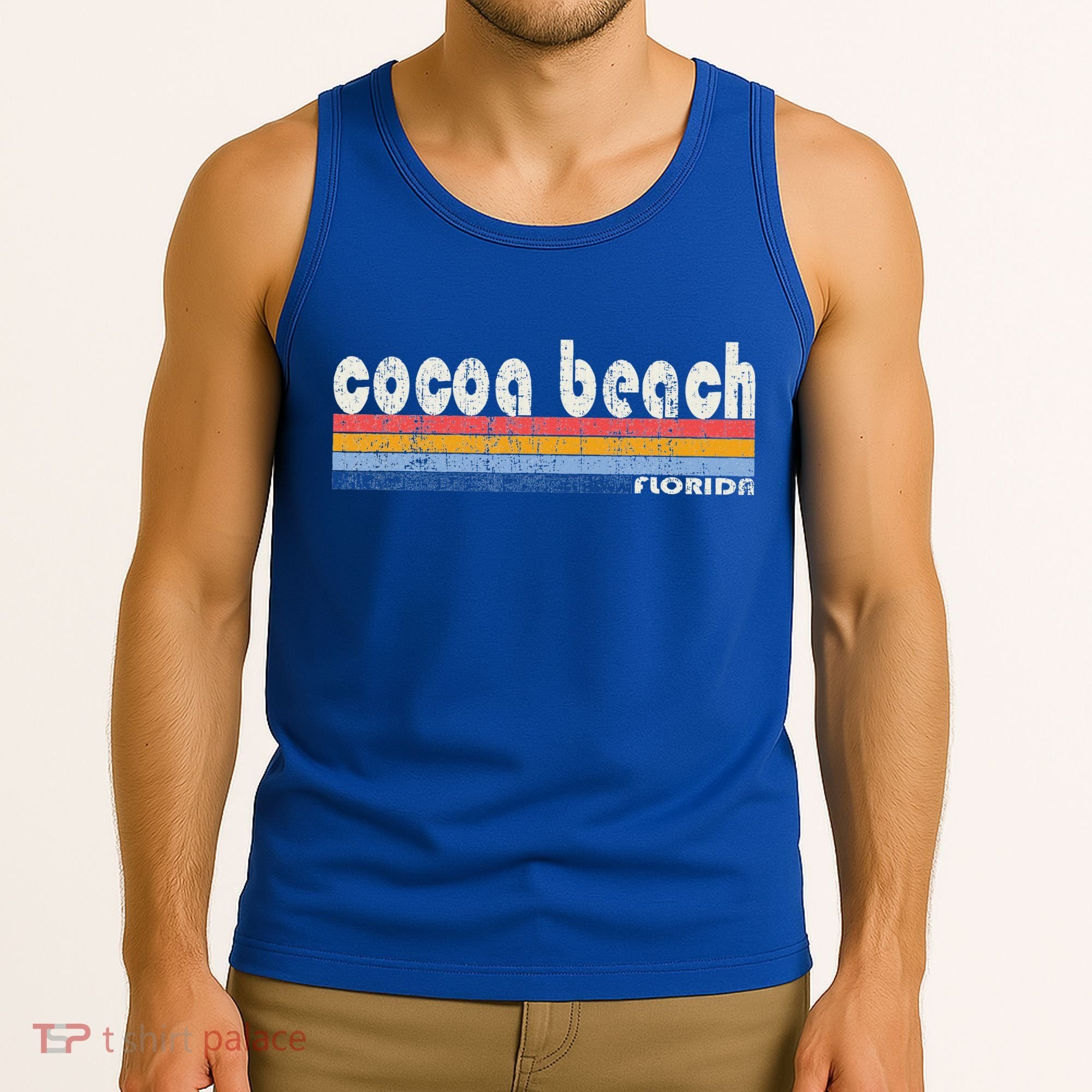 70s 80s Style Cocoa Beach Fl Tank Top