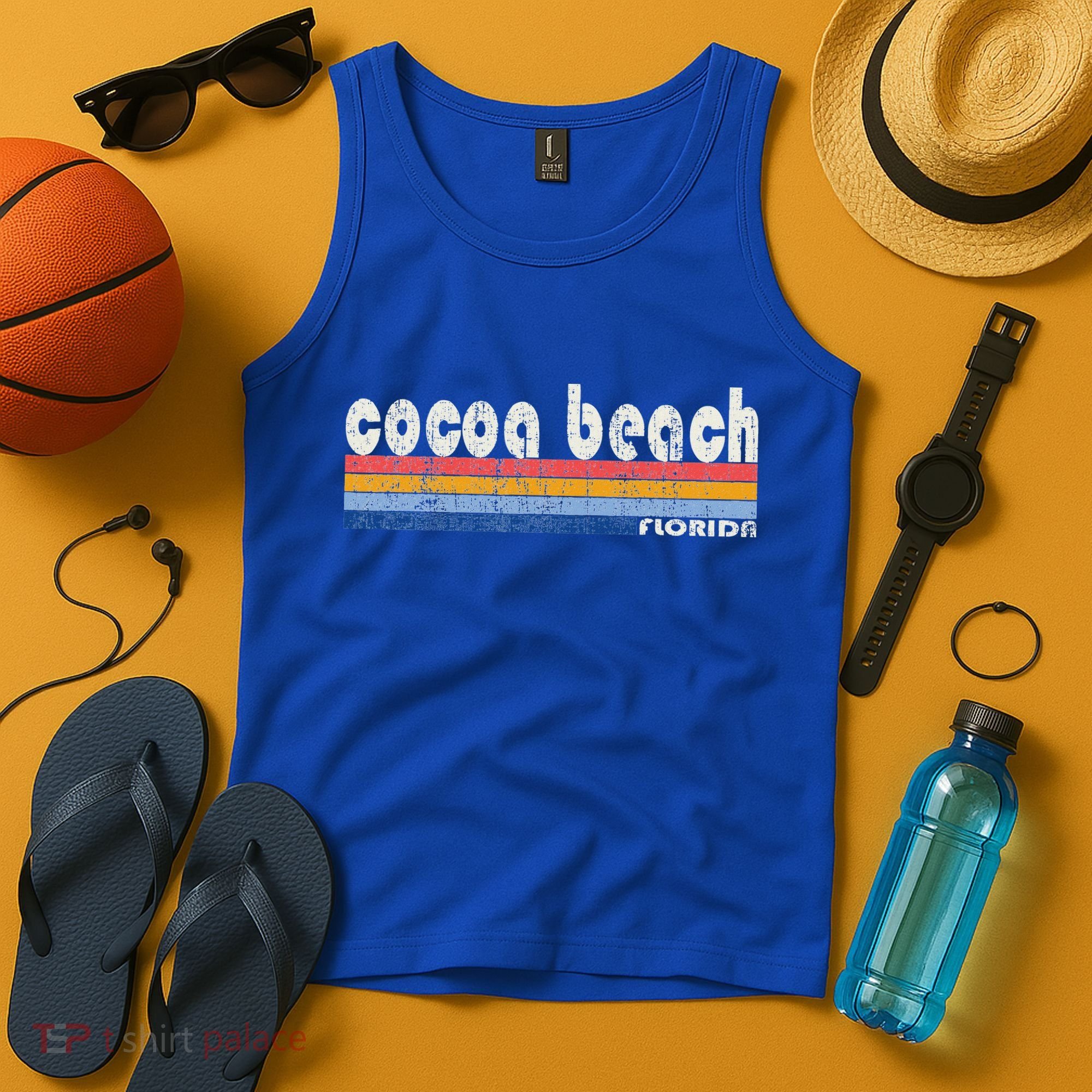 70s 80s Style Cocoa Beach Fl Tank Top