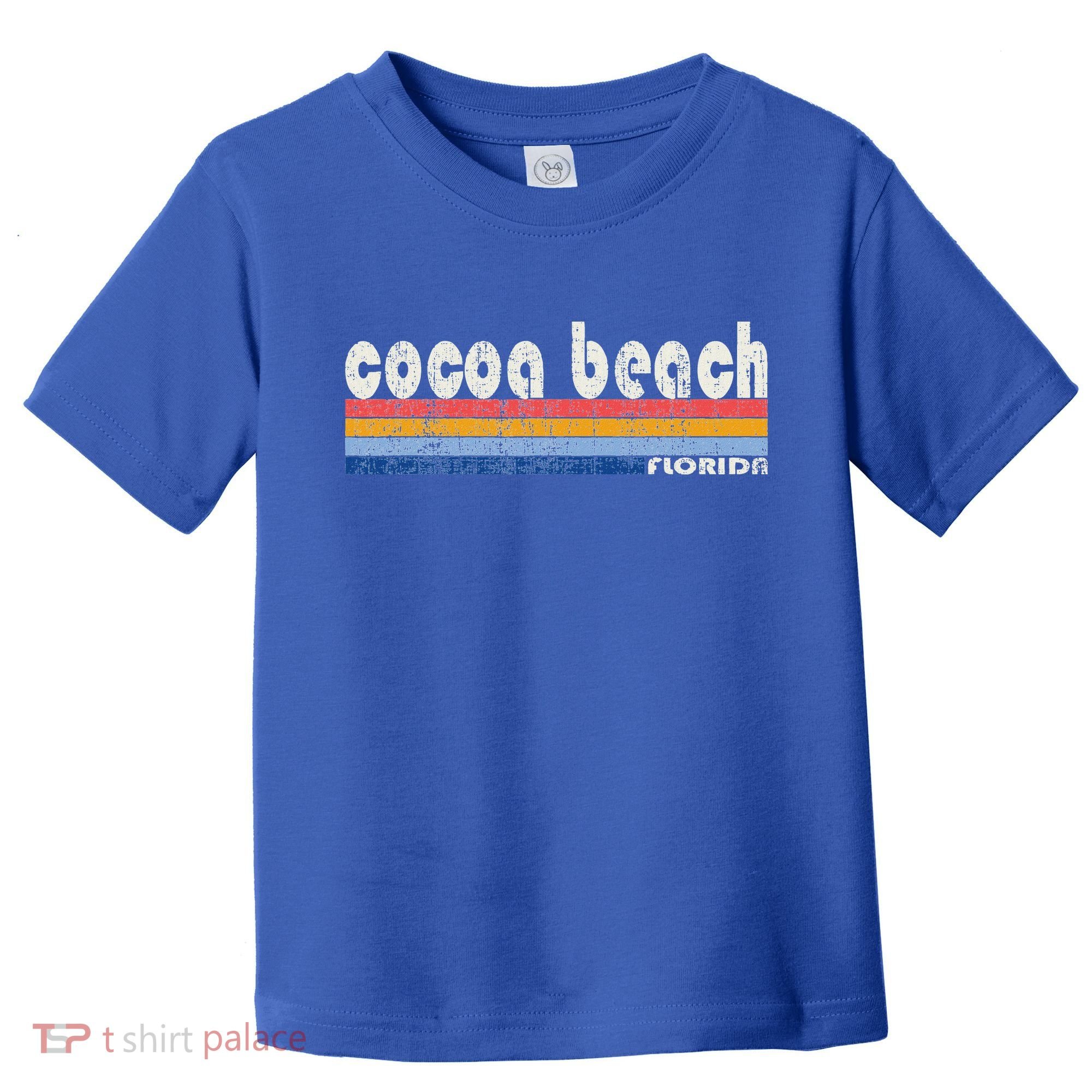 70s 80s Style Cocoa Beach Fl Toddler T-Shirt