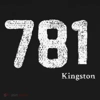 781 Area Code Distressed Kingston Massachusetts Doggie Tank thumb 4