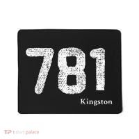 781 Area Code Distressed Kingston Massachusetts Mousepad thumb 0
