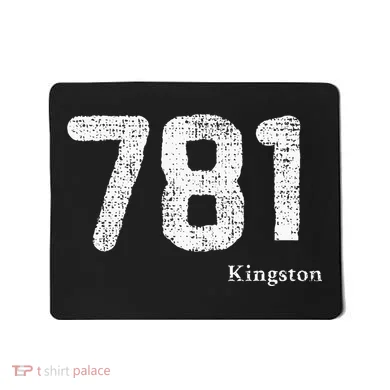 781 Area Code Distressed Kingston Massachusetts Mousepad