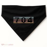 704 Area Code Retro North Carolina Charlotte USA-Made Doggie Bandana thumb 0