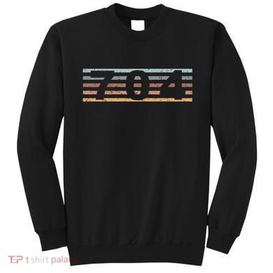 704 Area Code Retro North Carolina Charlotte Sweatshirt