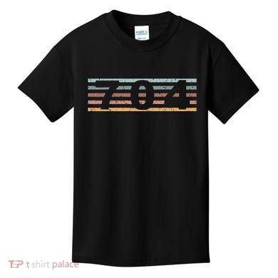 704 Area Code Retro North Carolina Charlotte Kids T-Shirt