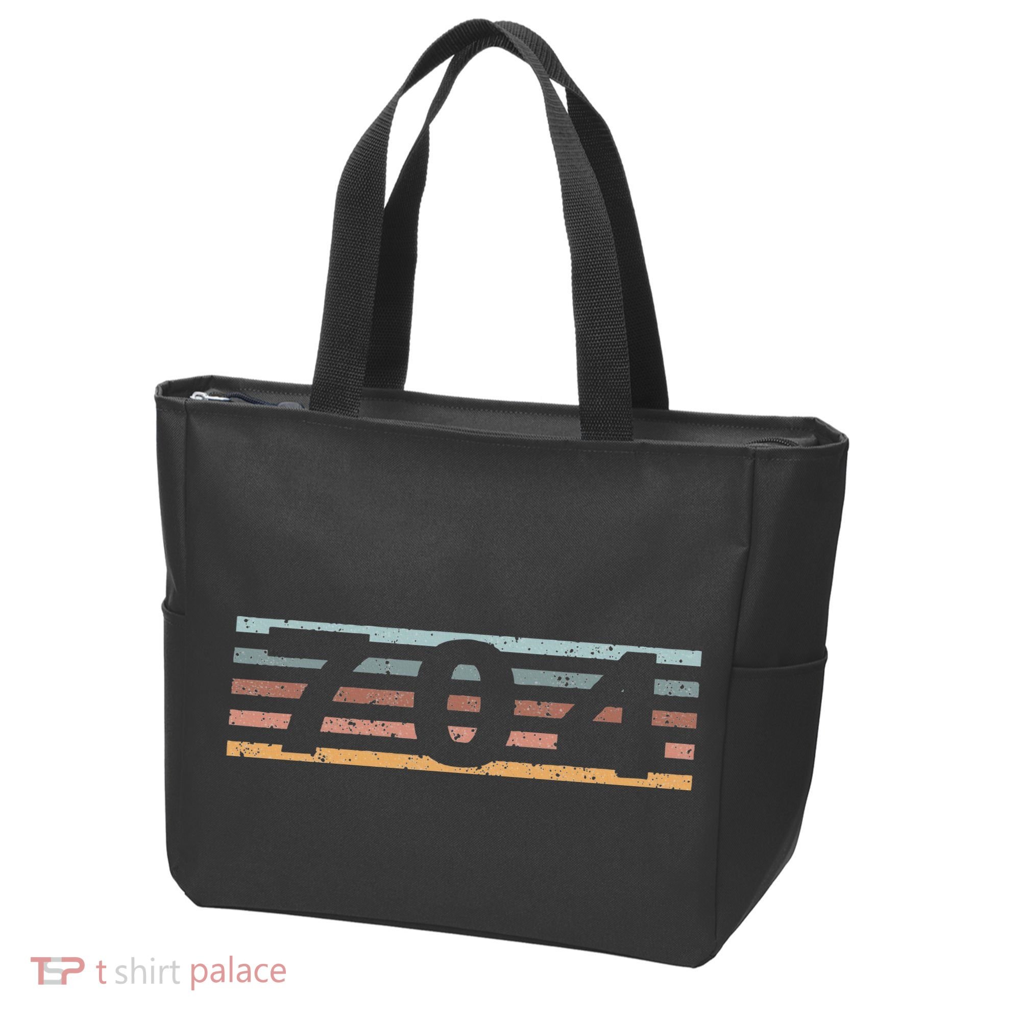 704 Area Code Retro North Carolina Charlotte Tote Bag